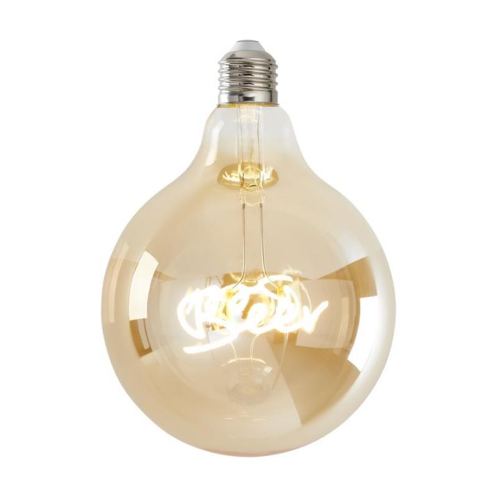 Изображение Лампа светодиодная филаментная Loft 271 G125 4Вт 2500К E27 Voltega 8555
