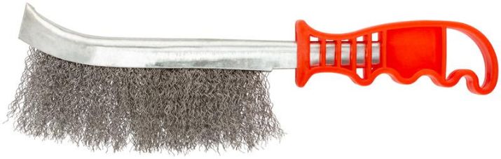 Изображение Корщетка с изогнутой пластик. ручкой стальная тип А FIT 38410
