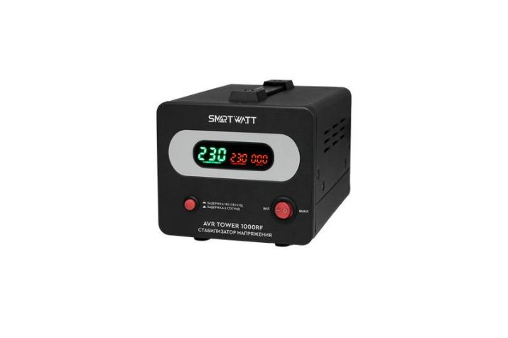 Изображение Стабилизатор напряжения напольный SMARTWATT AVR TOWER 1000RF 4512020370002