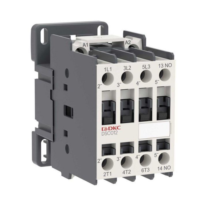 Изображение Контактор магнитный YON DSC012 12A 5.5кВт AC3 3P кат.220В AC 1НО YON DSC012-3C10A230