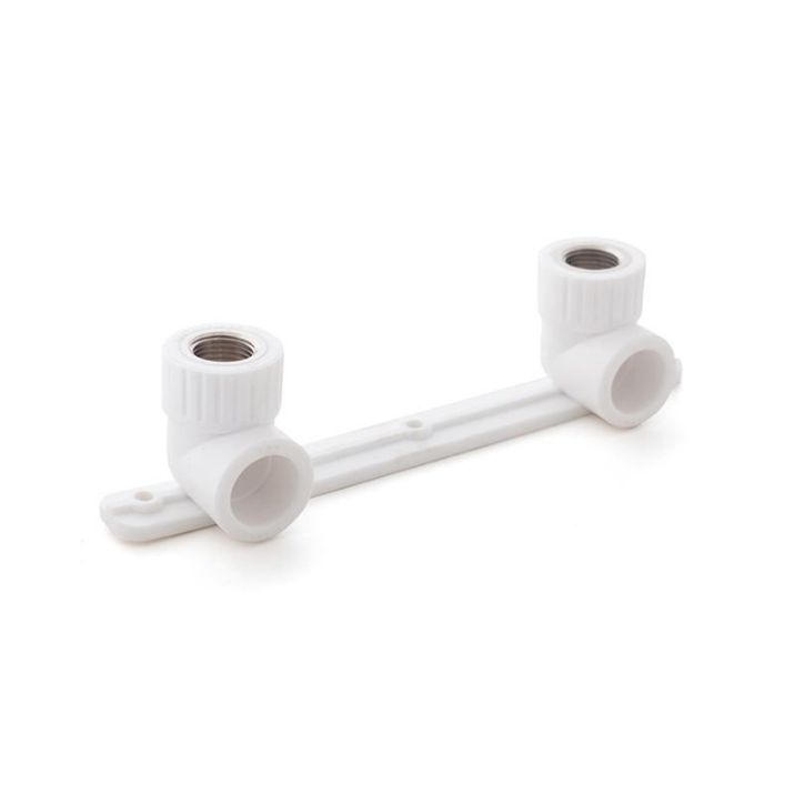 Изображение Угольник комбинированный под смеситель PPR внутр. резьба 20х1/2 бел. RTP 10701