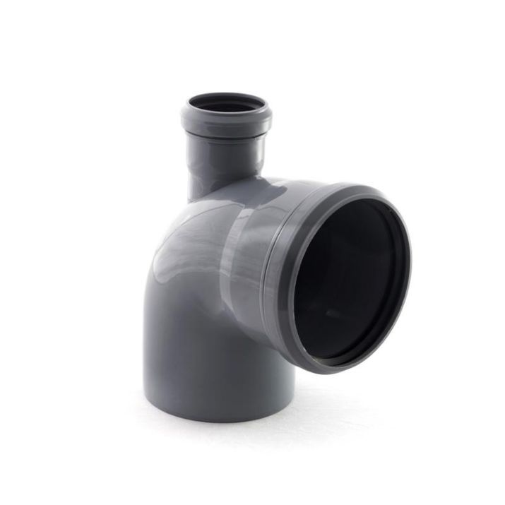 Изображение Отвод фронтальный с выходом вверх ВК ПП 110/50х87 сер. RTP 36651