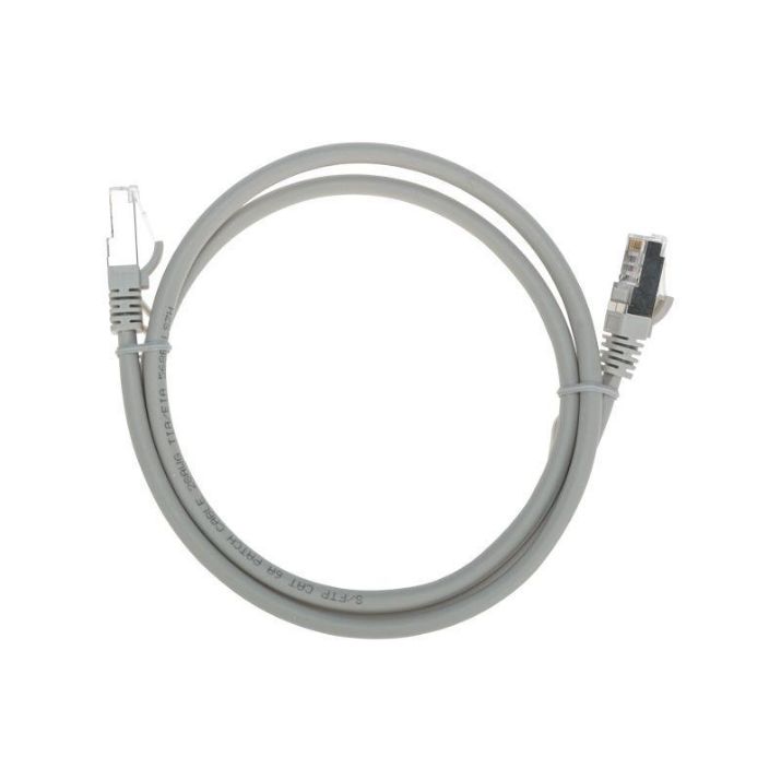 Изображение Патч-корд S/FTP CAT 6A (10G) RJ45-RJ45 28AWG LSZH сер. 1м Rexant 02-0390-1