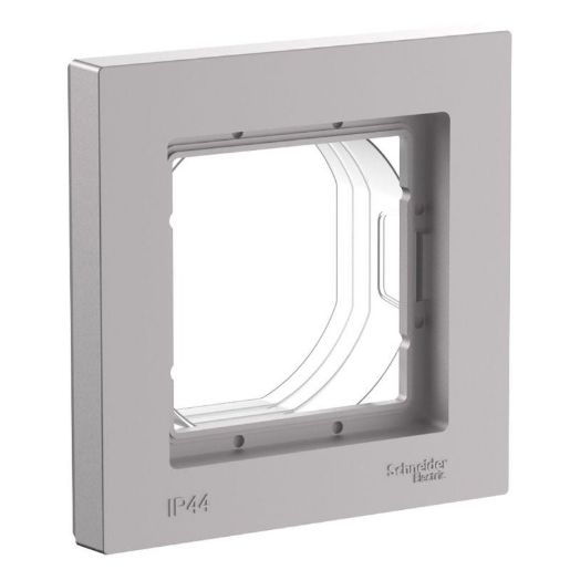 Изображение Рамка 1-пост. AtlasDesign Aqua IP44 алюм. SE ATN440301