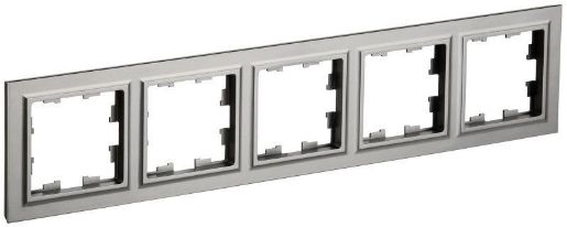 Изображение Рамка 5-м BRITE РУ-5-БрС сталь IEK BR-M52-K46