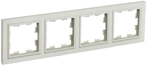 Изображение Рамка 4-м BRITE РУ-4-БрКр беж. IEK BR-M42-K10