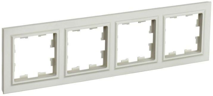 Изображение Рамка 4-м BRITE РУ-4-БрКр беж. IEK BR-M42-K10