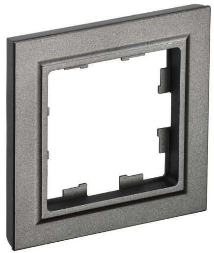 Изображение Рамка 1-м BRITE РУ-1-БрТБ бронза IEK BR-M12-K45
