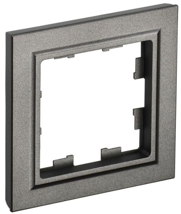 Изображение Рамка 1-м BRITE РУ-1-БрТБ бронза IEK BR-M12-K45