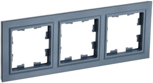 Изображение Рамка 3-м BRITE РУ-3-БрМ маренго IEK BR-M32-K35