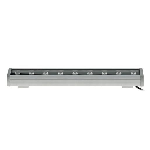 Изображение Прожектор светодиодный ULF-L52-12W/RGB/L50 DC24V IP65 SILVER линейный 500мм RGB DC24V алюм. Uniel UL-00008369
