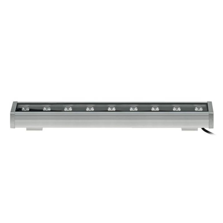 Изображение Прожектор светодиодный ULF-L52-12W/RGB/L50 DC24V IP65 SILVER линейный 500мм RGB DC24V алюм. Uniel UL-00008369