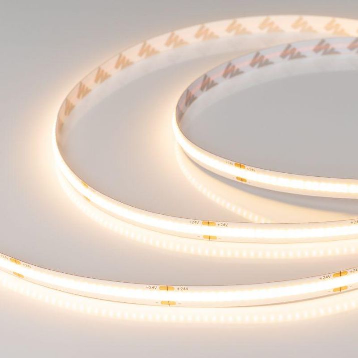 Изображение Лента светодиодная COB-X378-8mm 24V Warm 3000К 11.5Вт/м IP20 CSP (уп.5м) Arlight 031883(2)