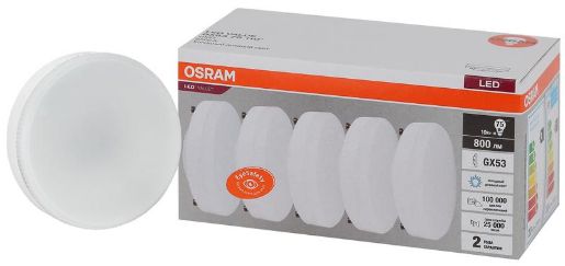 Изображение Лампа светодиодная LED Value LVGX5375 10SW/865 10Вт GX53 230В 2х5 RU (уп.5шт) OSRAM 4058075584204