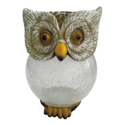 Изображение Светильник садовый USL-S-813/GT160 OWL на солнечной батарее 1 LED 4000К 1хАА Ni-Mh аккум. в/к IP44 Uniel UL-00007867