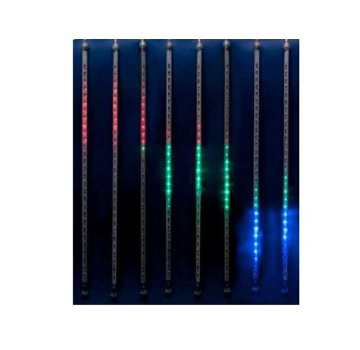 Изображение Гирлянда светодиодная "Падающие звезды" ULD-E2405-240/DTK MULTI METEOR 8 подвесов 240 LED 2.4х0.5м мульти IP44 Uniel 11122
