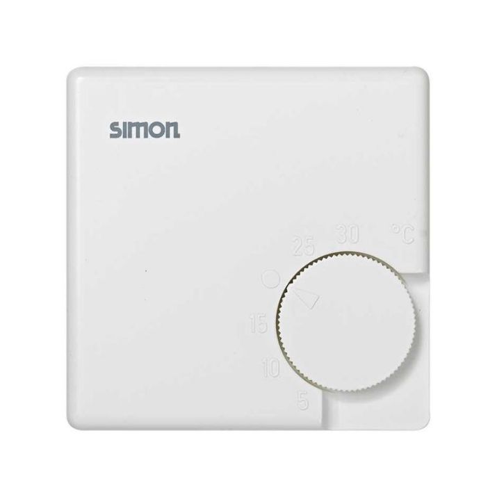 Изображение Механизм термостата комнатный тепло 10А 250В 5-30град. сл. кость Simon 75500-61