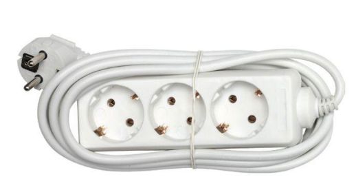 Изображение Удлинитель 3х5м с заземл. 16А IP20 94 180 NPE-S-03-500-E-3х1 ПВС 3х1 Navigator 94180