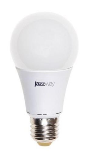 Изображение Лампа светодиодная PLED-ECO 7Вт A60 грушевидная 3000К тепл. бел. E27 570лм 230В JazzWay 1033178