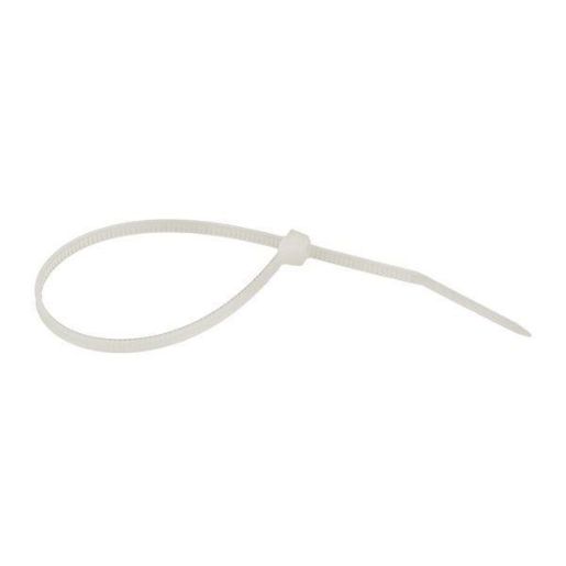 Изображение Хомут кабельный 2.5х150 нейл. бел. (уп.100шт) EKF plc-c-2.5x150