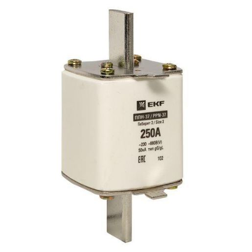 Изображение Вставка плавкая ППН-37 400/250А габарит 2 PROxima EKF fus-37/400/250
