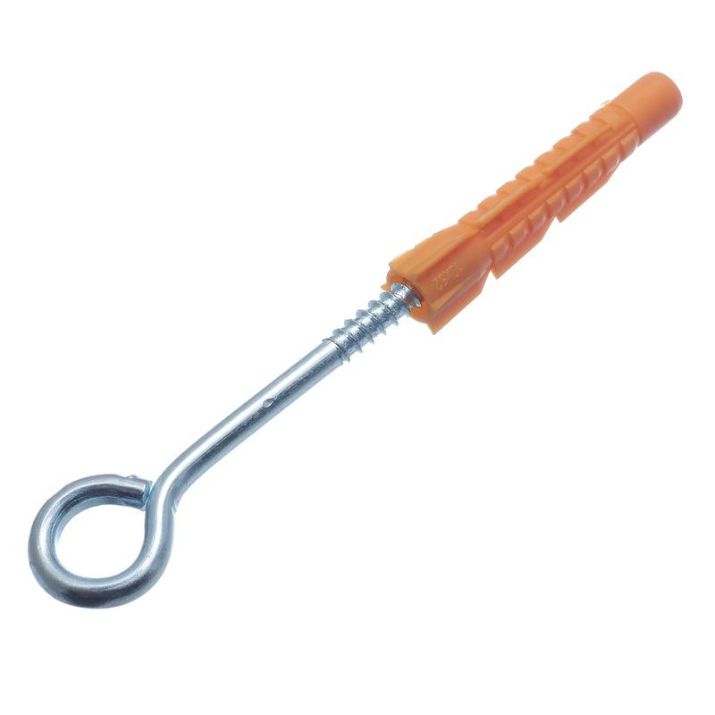 Изображение Шуруп-кольцо 8.0х80 с унив. дюбелем 12х71 европодвес (уп.2шт) СТРОЙМЕТИЗ UTORM2930231