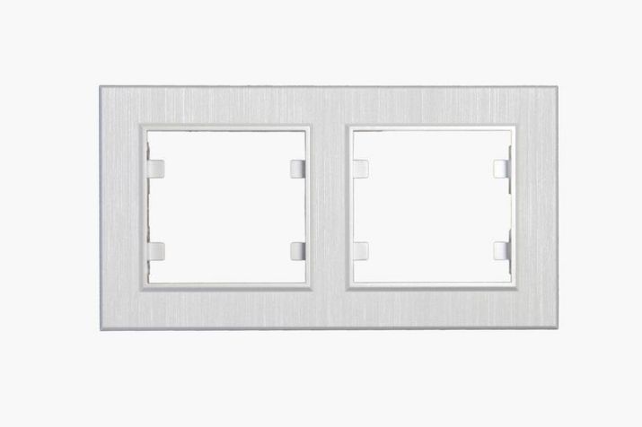 Изображение Рамка 2-м Karea LINE STAR жемчуж. Makel 86100702