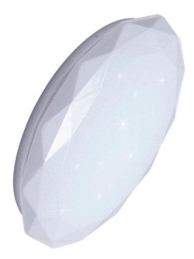 Изображение Светильник светодиодный Classic DIAMOND 36Вт 230В 4000К 2340лм 368х65мм настенно-потолочный КОСМОС KCDiam36W_4000