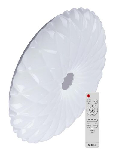 Изображение Светильник светодиодный PREMIUM ASTRA 75Вт 230В 3000-6500К 6000лм IP40 500х100мм настенно-потолочный управляемый с пультом ДУ КОСМОС KSAstr75W