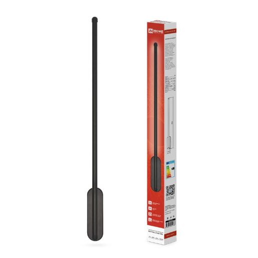 Изображение Светильник светодиодный ESTETIKA LUV-60A-40BL 10Вт 4000К 700лм 230В 600х50х25 черн. IN HOME 4690612054483