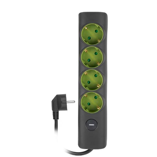 Изображение Удлинитель 4х5м с заземл. с выкл. сер. ET-04-500G JAZZway 5051898