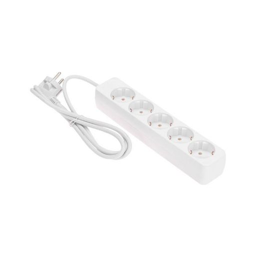 Изображение Удлинитель 5 гнезд 1.5м 3х0.75кв.мм с/з бел. PROCONNECT 13-4211