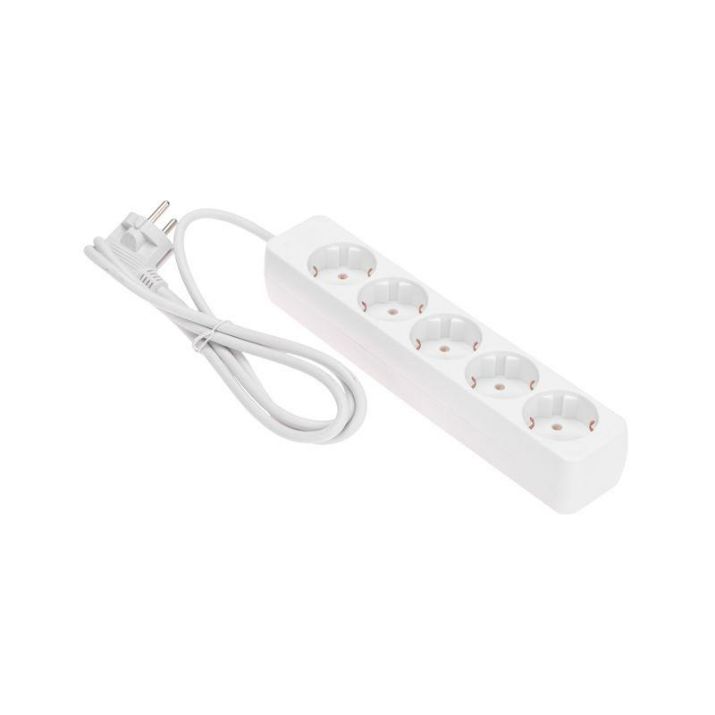 Изображение Удлинитель 5 гнезд 1.5м 3х0.75кв.мм с/з бел. PROCONNECT 13-4211