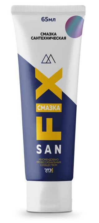 Изображение Смазка сантехническая силиконовая 65мл SANFIX RTP 40721