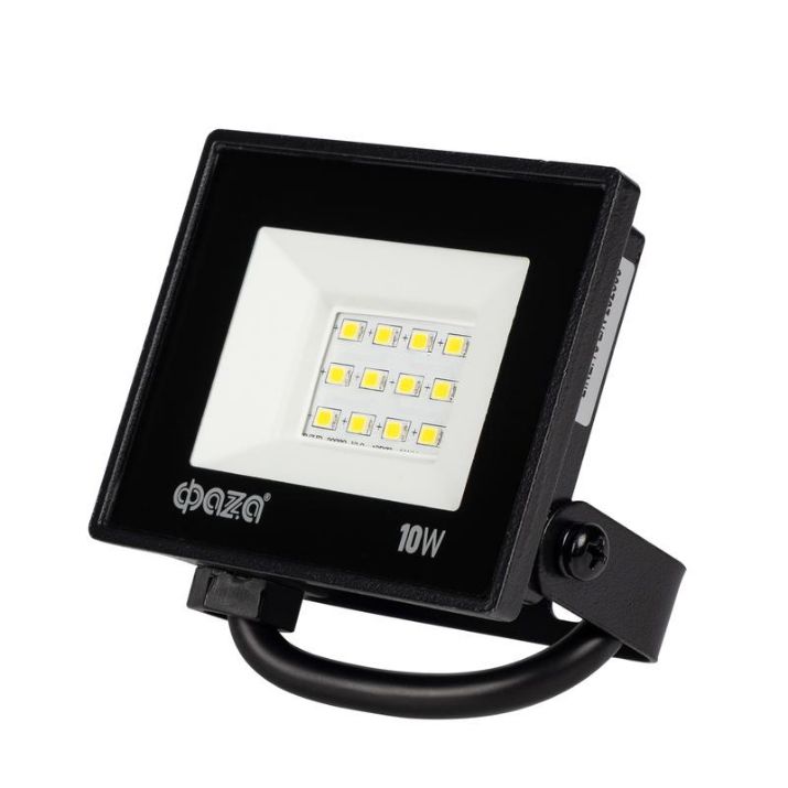 Изображение Прожектор светодиодный СДО-20 10Вт 6500К IP65 230В BL ДО прозр. закален. стекло ФАZА 5047242