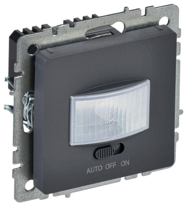 Изображение Датчик движения BRITE ДС10-1-БрГ механизм графит IEK BR-MS10-N-150-05-K53
