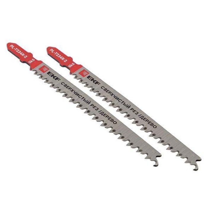 Изображение Пилка для электролобзика T234X (быстрый чистовой рез по дереву)(SK5) (уп.2шт) Professional EKF pl-t234x-2