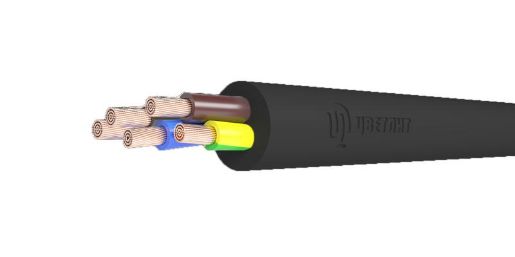 Изображение Кабель КГ-ХЛ 5х6 (N PE) 220/380-3 (м) Цветлит 00-00142815