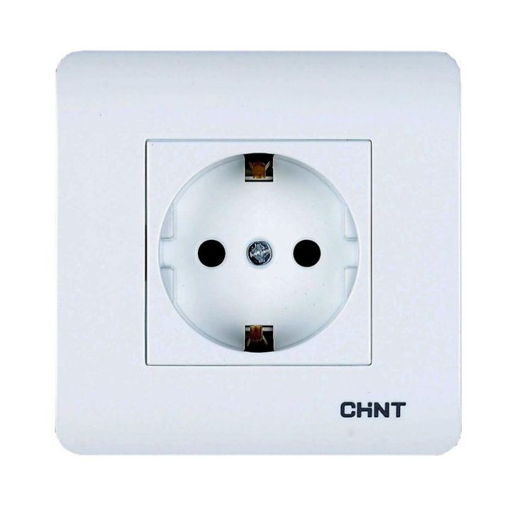 Изображение Розетка с заземляющим контактом 16А 250В CHINT 715389