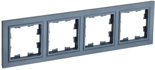 Изображение Рамка 4-м BRITE РУ-4-БрМ маренго IEK BR-M42-K35