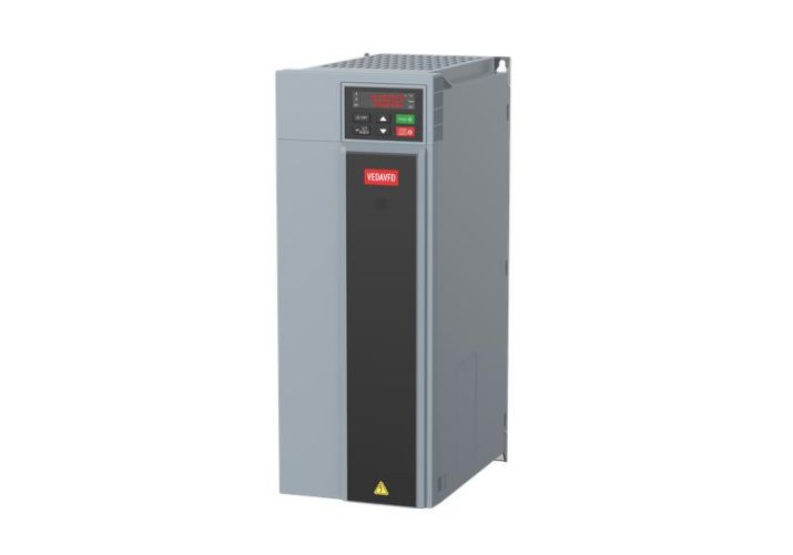 Изображение Преобразователь частоты VF-101-P75K-0150-A-T4-E20-N-H-D вход. 380В выход. 75кВт выход. 150А ток перегрузки 180А внешн. тормозн. ключ встроен. дроссель VEDA ABC00067