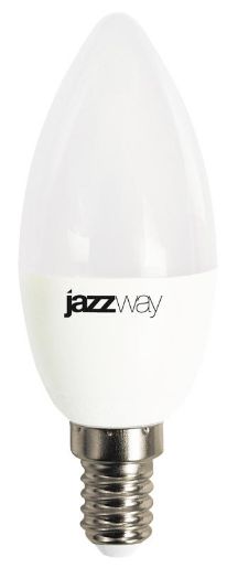 Изображение Лампа светодиодная PLED-LX 8Вт C37 свеча 5000К холод. бел. E14 Pro JazzWay 5028500