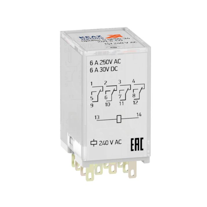 Изображение Реле промежуточное OptiRel G RP55-34-24-6-CO КЭАЗ 281100