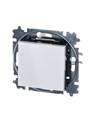 Изображение Переключатель 1-кл. СП Levit IP20 бел./дым. черн. ABB 2CHH590645A6062