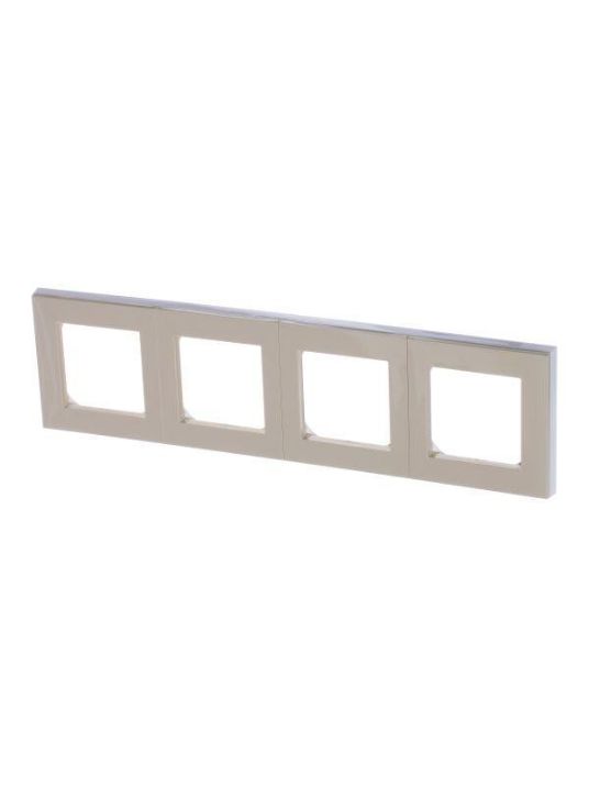 Изображение Рамка Levit 4п сл. кость/бел. ABB 2CHH015040A6017