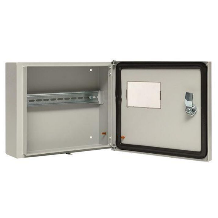 Изображение Щит ЩУ-1/1-0 (250х300х100) счетчик на DIN-рейку IP54 Basic EKF mb54-1E-bas