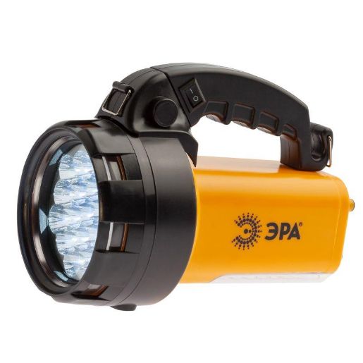 Изображение Фонарь-прожектор аккумуляторный Альфа PA-601 19LED + 24LED литиевый аккум. 3А.ч ЗУ 220В + 12В (инд. упак.) Эра Б0031036