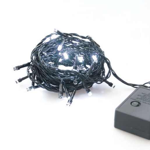 Изображение Гирлянда ILD050C-GW 50LED 5м 8 реж. бел. SHlights 4690601041944