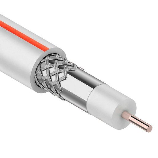 Изображение Кабель SAT 50M+Cu/Al/Cu 48х0.12 75 Ом бухта Б (Red Line) (м) PROCONNECT 01-2401-6