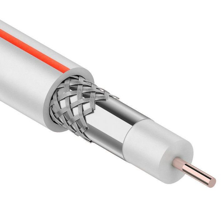 Изображение Кабель SAT 50M+Cu/Al/Cu 48х0.12 75 Ом бухта Б (Red Line) (м) PROCONNECT 01-2401-6